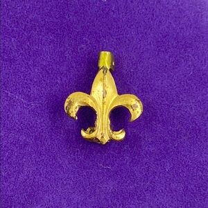 💛 Vintage Gold Filled Fleur-de-Lis Pin Brooch